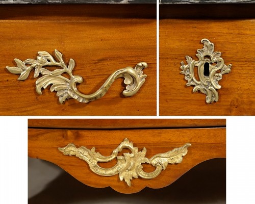 Antiquités - Commode de Jean-Francois Hache - Grenoble XVIIIe