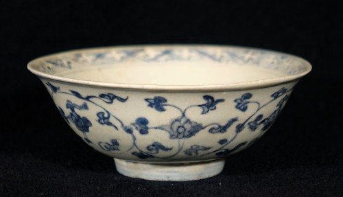 Coupe en porcelaine bleu-et-blanc de Chine - Epoque Ming - Céramiques, Porcelaines Style 