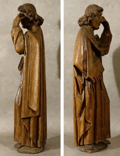 Haute Époque Statuary, Representation of Saint John - Northern School circa 1500 - 