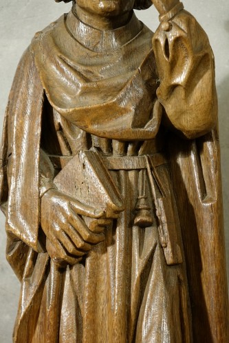 Renaissance - Haute Époque Statuary, Representation of Saint John - Northern School circa 1500