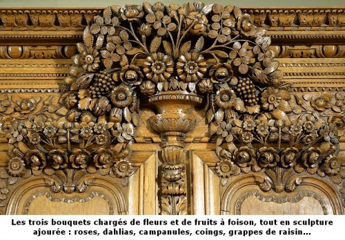 Armoire de mariage normande de Bayeux - Antiquités Philippe Glédel