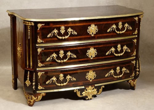 18th century - Louis XIV chest of drawers &quot;with the great mask of Ceres&quot; by Thomas Hache