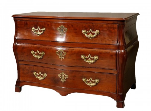 Cuban mahogany chest of drawers - Saint-Malo 18th century