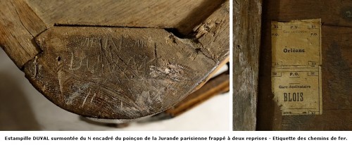 Frech buffet de chasse stamped Duval - Paris 18th century - Furniture Style Louis XV