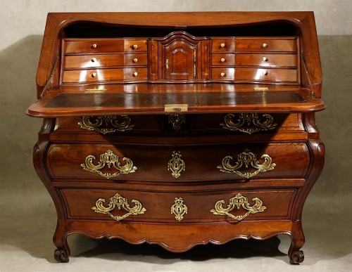 Solid mahogany scriban - Bordeaux 18th century - 