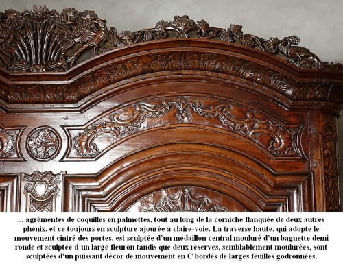  - Wedding cabinet signed J. Dondel dated 1785 - Pays de Rennes