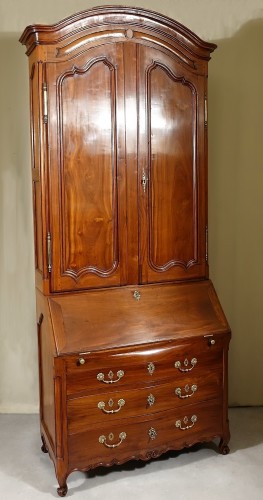 18th century - &quot;Commode scribanne&quot; in wood of Saint-Martin - Nantes 18th century