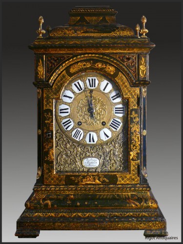 Pendule religieuse par B. Martinot d'époque fin XVIIe siècle - Horlogerie Style Louis XIV