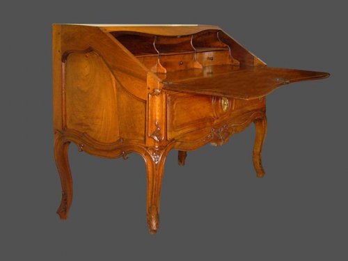 Bureau de pente d'époque XVIIIe siècle - Mobilier Style Louis XV