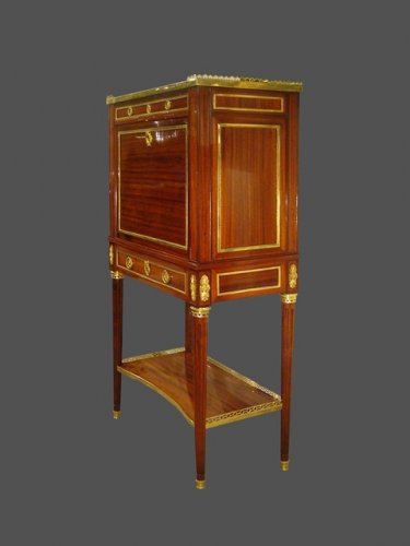 Mobilier Bureau et Secrétaire - Secrétaire en cabinet d'époque Louis XVI