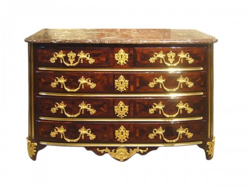 Commode en marqueterie d'époque Louis XIV