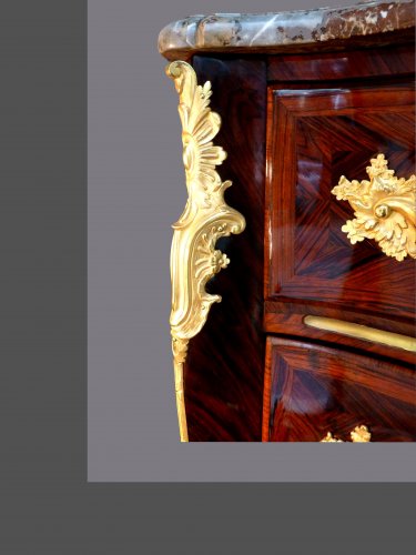 French Regence - 18th century marquetry commode