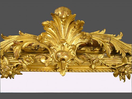 19th century period mirror - Mirrors, Trumeau Style Napoléon III