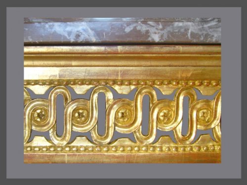 Furniture  - A Louis XVI giltwood console