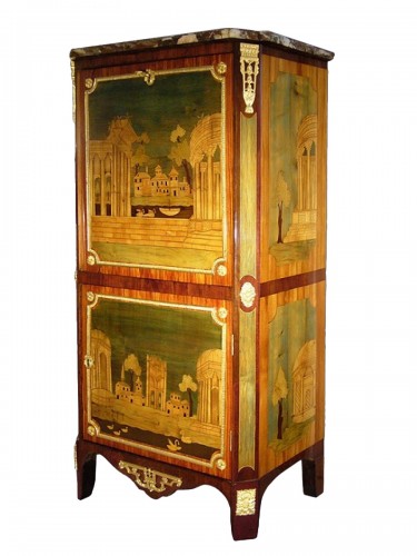 A Louis XVI secretaire stamped GILBERT