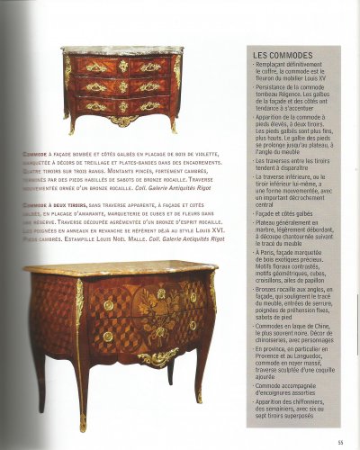 Commode d'époque Louis XV estampillée Louis Noël MALLE - Louis XV