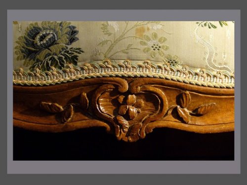 Paire de fauteuils d'époque Louis XV estampillés BOUCAULT - Sièges Style Louis XV