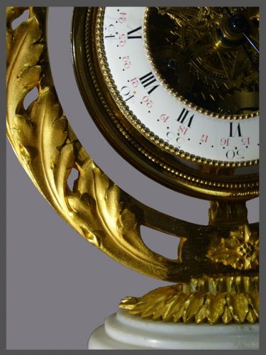 Horlogerie Pendule - Pendule lyre d'époque Louis XVI signée PIOLAINE à Paris