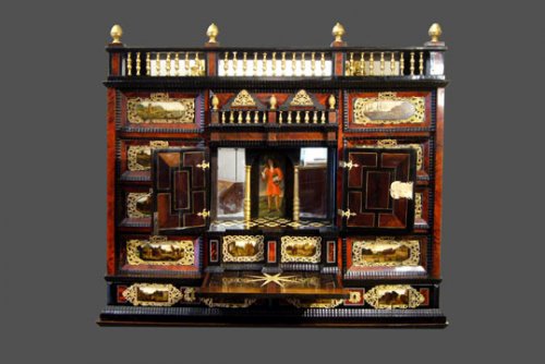 Cabinet, Work of the 17th century - Furniture Style Louis XIII