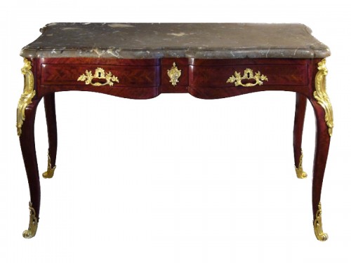 Table console d'époque Louis XV estampillée J.B. HEDOUIN