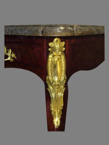 Table console d'époque Louis XV estampillée J.B. HEDOUIN - Antiquités Rigot et Fils