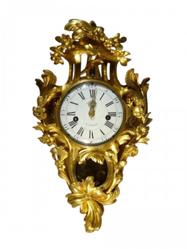 Ormolu-mounted Cartel Clock, Louis XV