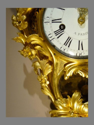 Ormolu-mounted Cartel Clock, Louis XV - Louis XV