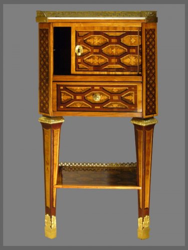 Table de salon d'époque Louis XVI attribuée à Martin CARLIN - Mobilier Style Louis XVI