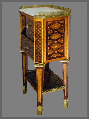 Furniture  - A rare Louis XVI Table de Salon attributed to Martin CARLIN, circa 1780-178