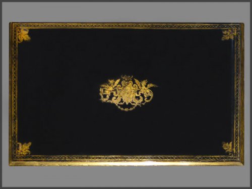 Louis XIV Period French ebonized bureau Mazarin - 