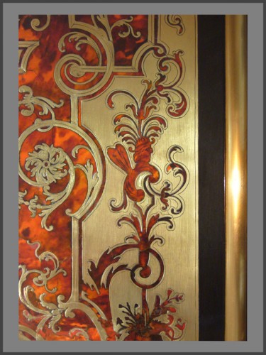 Bureau Mazarin en marqueterie Boulle d'époque Louis XIV - Louis XIV