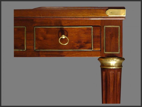 A Louis XVI Mahogany Ebony, Ivory Tric-Trac table - Furniture Style Louis XVI