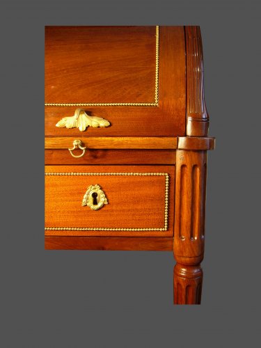 Bureau cylindre d'époque Louis XVI - Antiquités Rigot et Fils