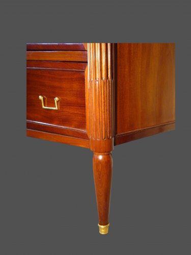 Louis XVI mahogany commode stamped G. JACOB - 