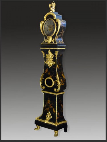 Horlogerie Horloge de Parquet - Régulateur de parquet d'époque Louis XV estampillé Jacques DUBOIS
