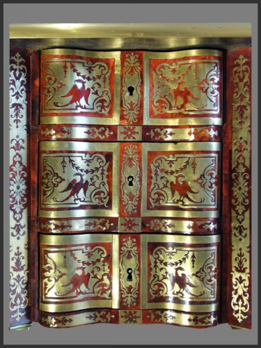 Bureau Mazarin d'époque premier quart du XVIIIe siècle attribué à BVRB1 - Louis XIV