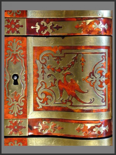 Antiquités - Bureau Mazarin d'époque premier quart du XVIIIe siècle attribué à BVRB1