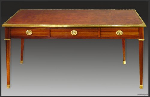 Louis XVI Bureau plat, Stamped Pierre DUPRE (1732 - 1799) - Furniture Style Louis XVI