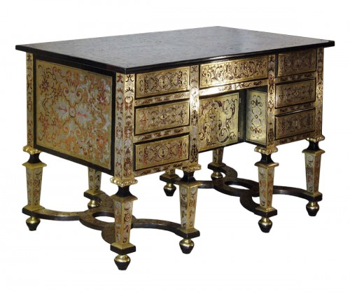 Bureau Mazarin d'époque Louis XIV