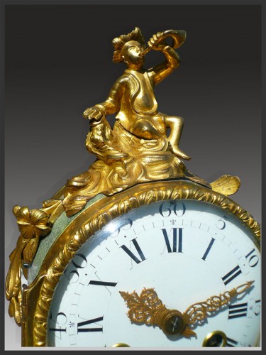 Horlogerie Pendule - Pendule "au sanglier" d'époque Louis XV