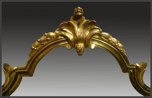 Luminaires Lustre - Lanterne en bronze ciselé et doré d'époque Louis XV