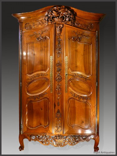 Armoire provençale d'époque fin XVIIIe siècle - Mobilier Style Louis XVI