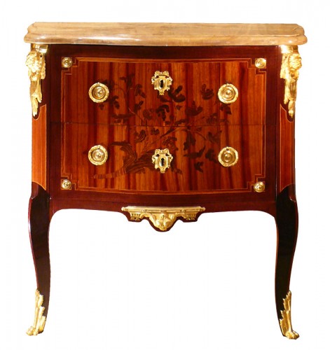 Commode estampillée N. PETIT d'époque Transition