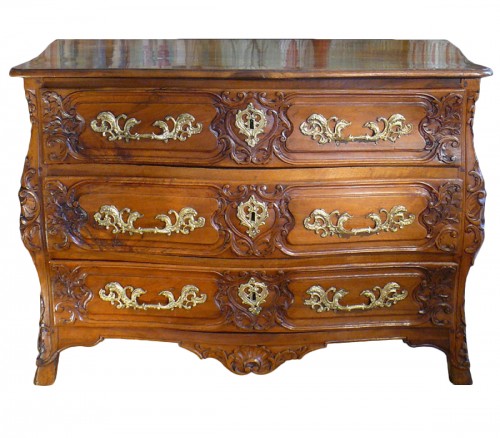 Commode lyonnaise d'époque Louis XV