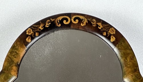 Miroir Louis XV de voyage estampillé Hache à Grenoble - Louis XV