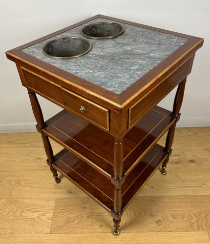 Furniture  - Neoclassical rafraîchissoir-table stamped Joseph Canabas