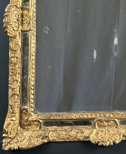 Antiquités - Miroir d'époque Régence vers 1715