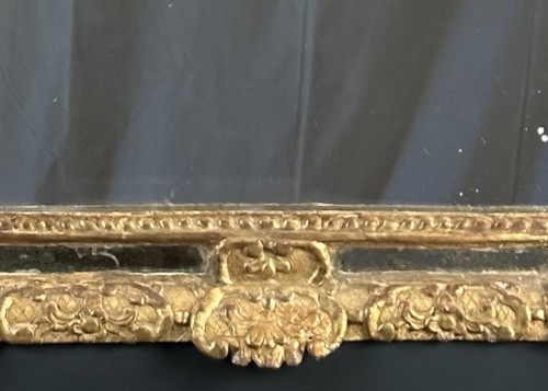 Antiquités - Miroir d'époque Régence vers 1715