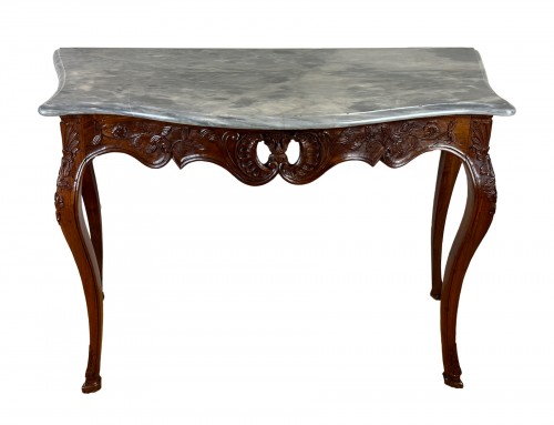 Table à gibier en console de la vallée du Rhône d'époque Louis XV