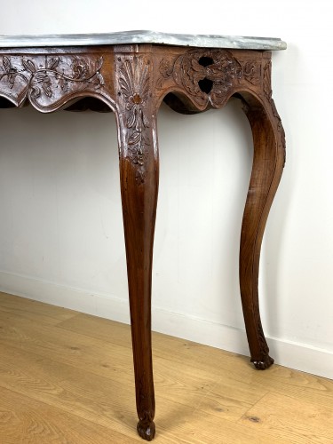 Table à gibier en console de la vallée du Rhône d'époque Louis XV - Louis XV